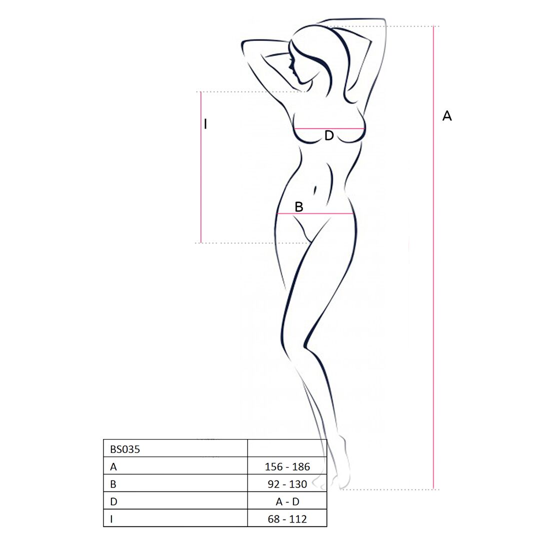 Бодістокінг passion bs035 pink, боді, імітація топа та трусиків Бодістокінг passion bs035 pink, боді, імітація топа та трусиків