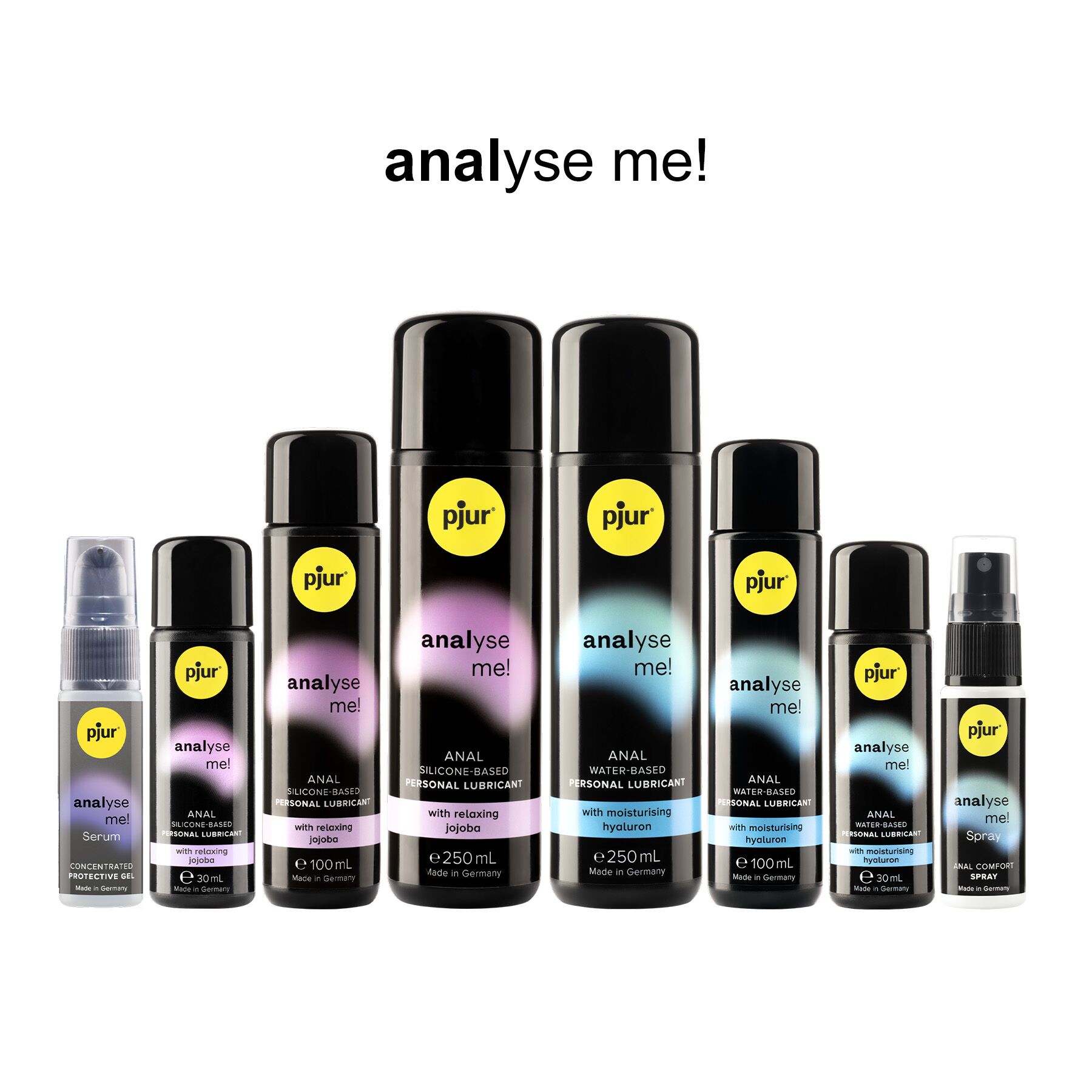 Анальний лубрикант pjur analyse me! relaxing 100 мл, на силіконовій основі, з олією жожоба Анальний лубрикант pjur analyse me! relaxing 100 мл, на силіконовій основі, з олією жожоба
