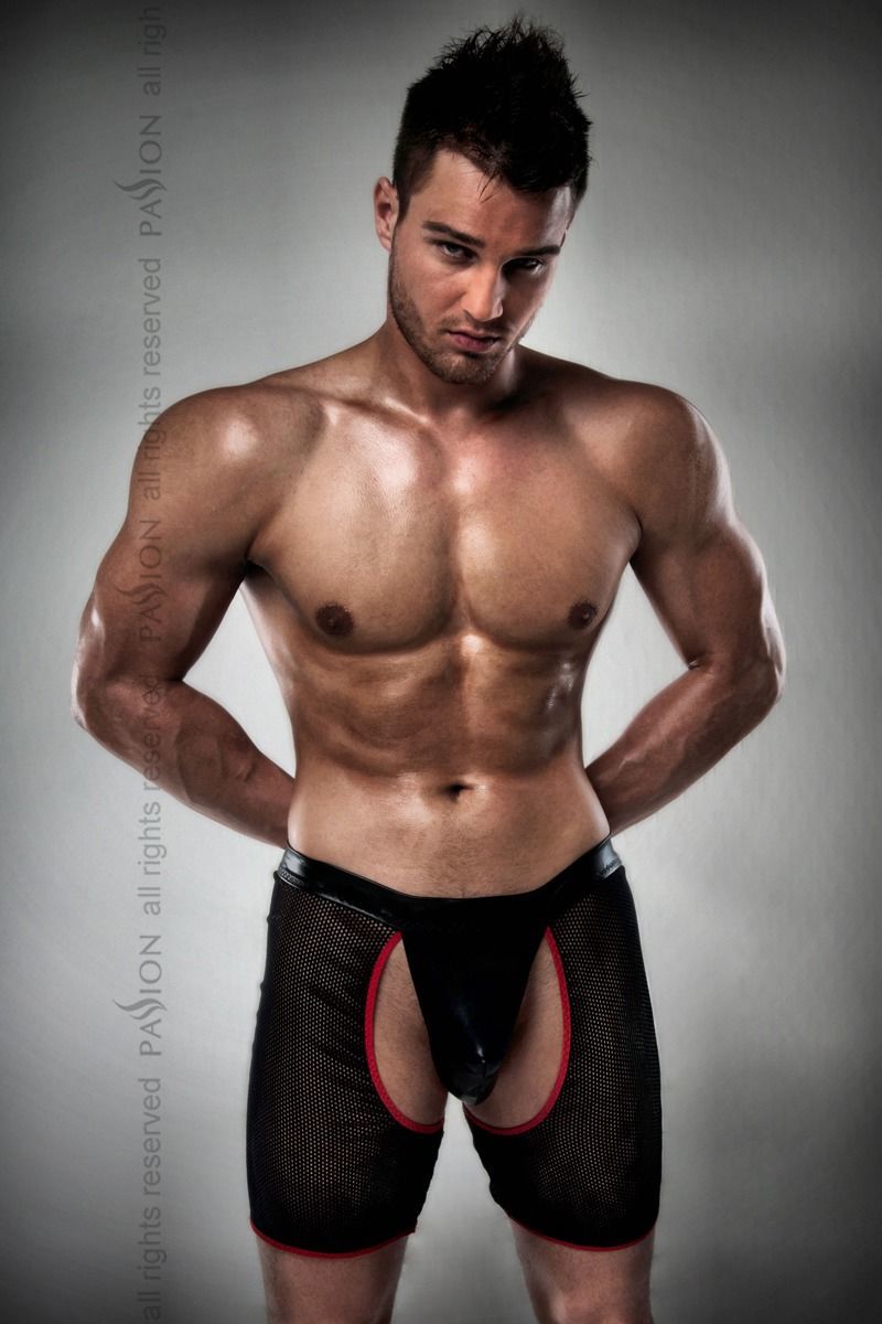 Чоловічі трусики шорти passion 012 thong black xxl/xxxl Чоловічі трусики шорти passion 012 thong black xxl/xxxl