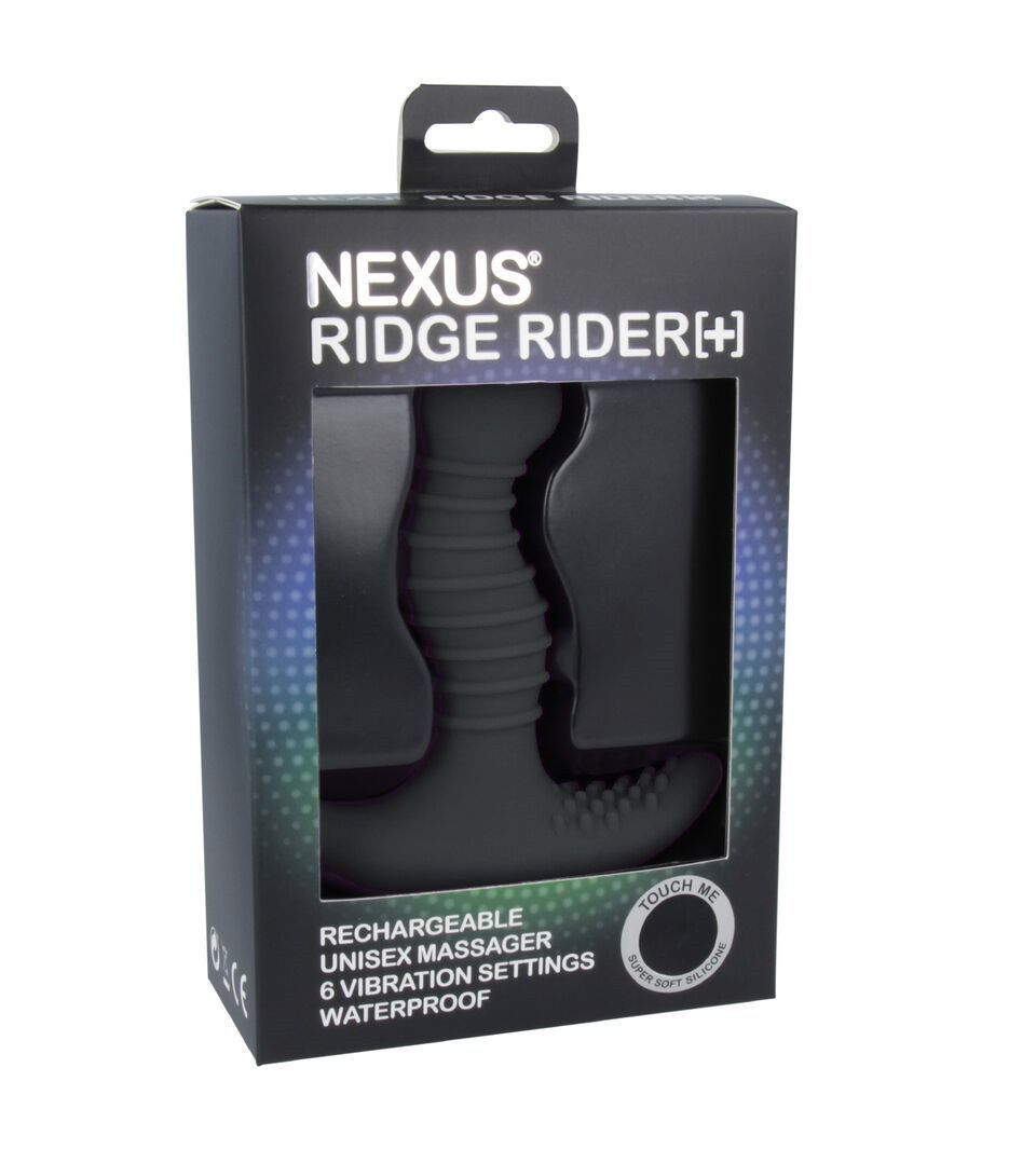 Масажер простати з вібрацією nexus ridge rider plus black