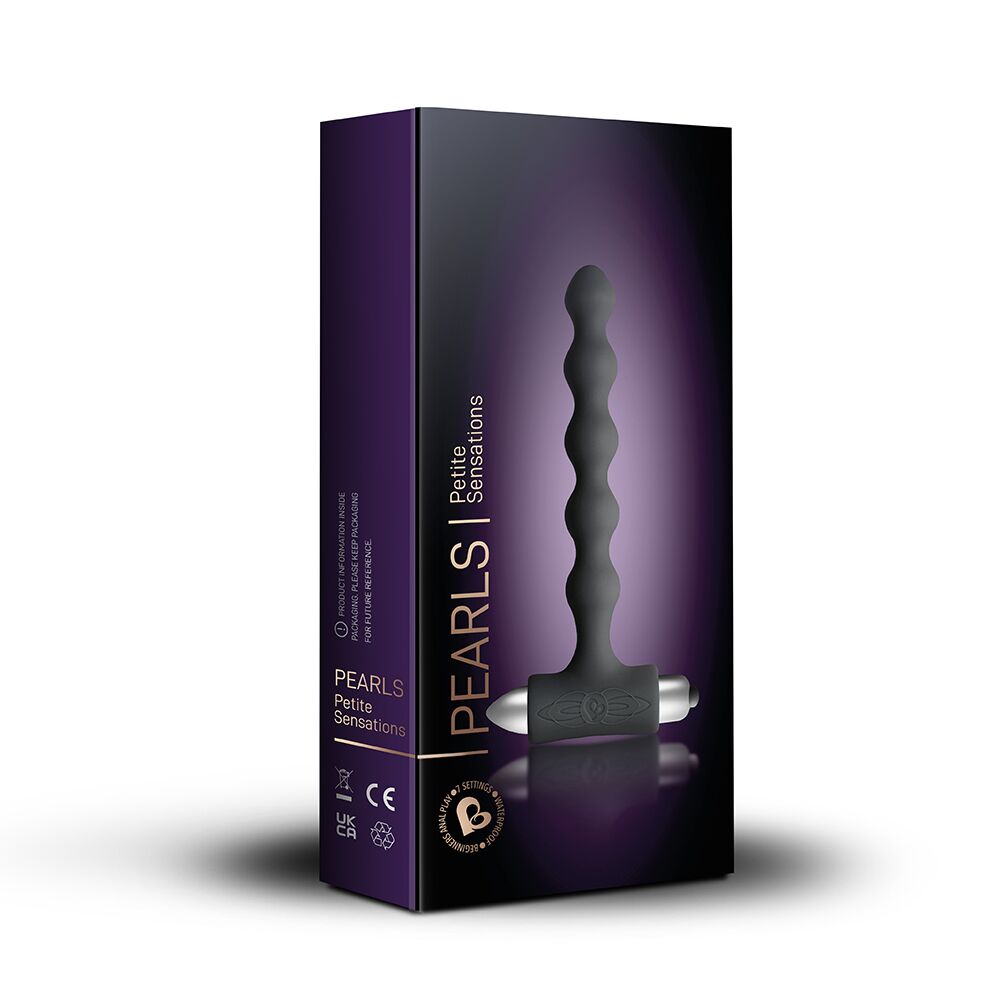 Анальний вібратор rocks off petite sensations — pearls black Анальний вібратор rocks off petite sensations — pearls black