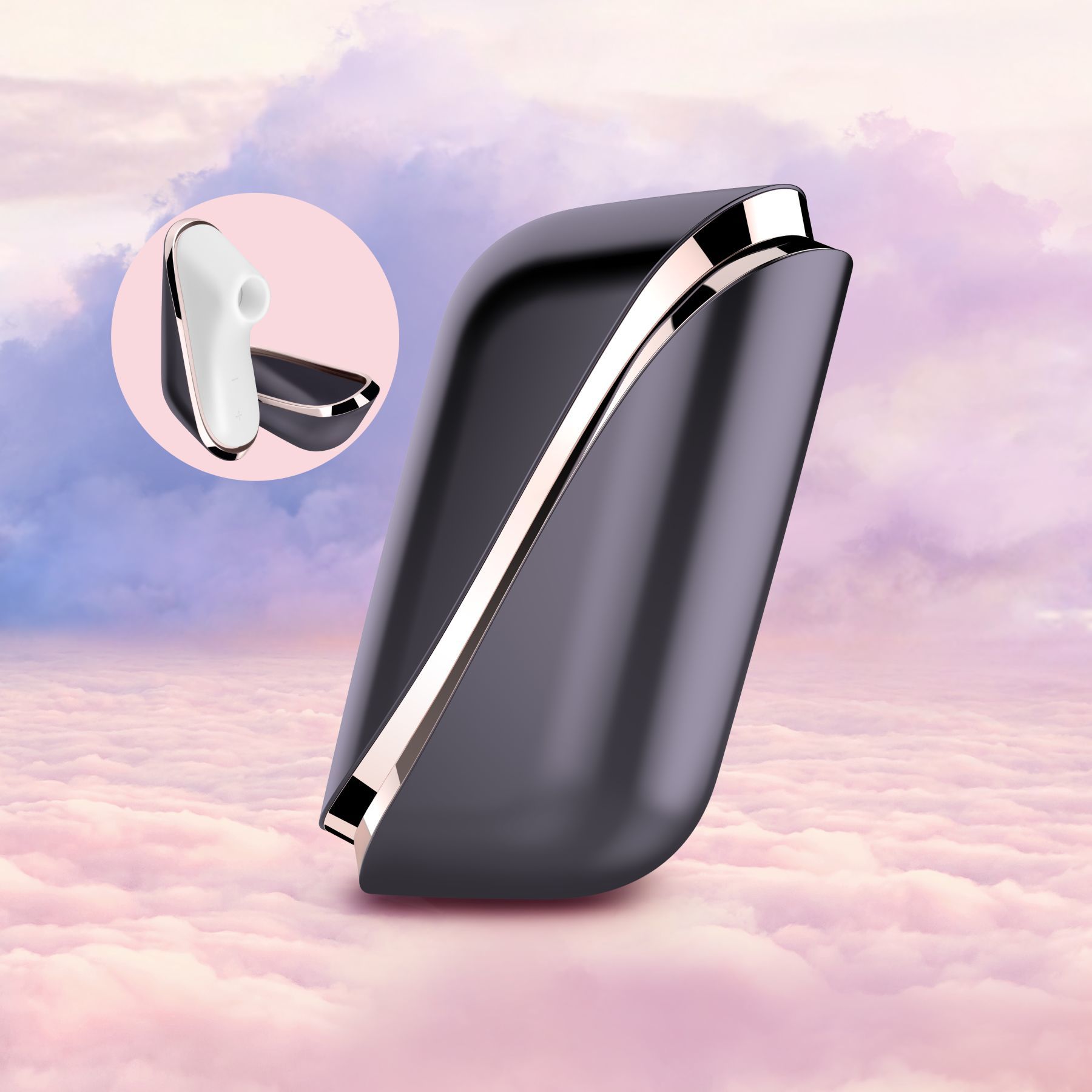 Вакуумний кліторальний стимулятор satisfyer traveler, корпус чохол на магнітах Вакуумний кліторальний стимулятор satisfyer traveler, корпус чохол на магнітах