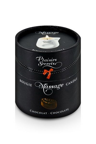 Масажна свічка plaisirs secrets chocolate (80 мл) подарункова упаковка, керамічний посуд Масажна свічка plaisirs secrets chocolate (80 мл) подарункова упаковка, керамічний посуд