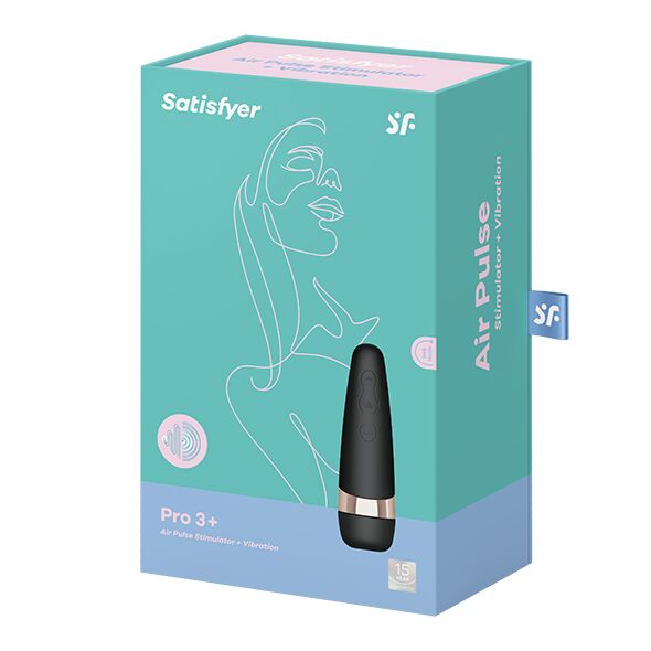 Вакуумний кліторальний стимулятор satisfyer pro 3 vibration з вібрацією та дуже м’яким кінчиком Вакуумний кліторальний стимулятор satisfyer pro 3 vibration з вібрацією та дуже м’яким кінчиком