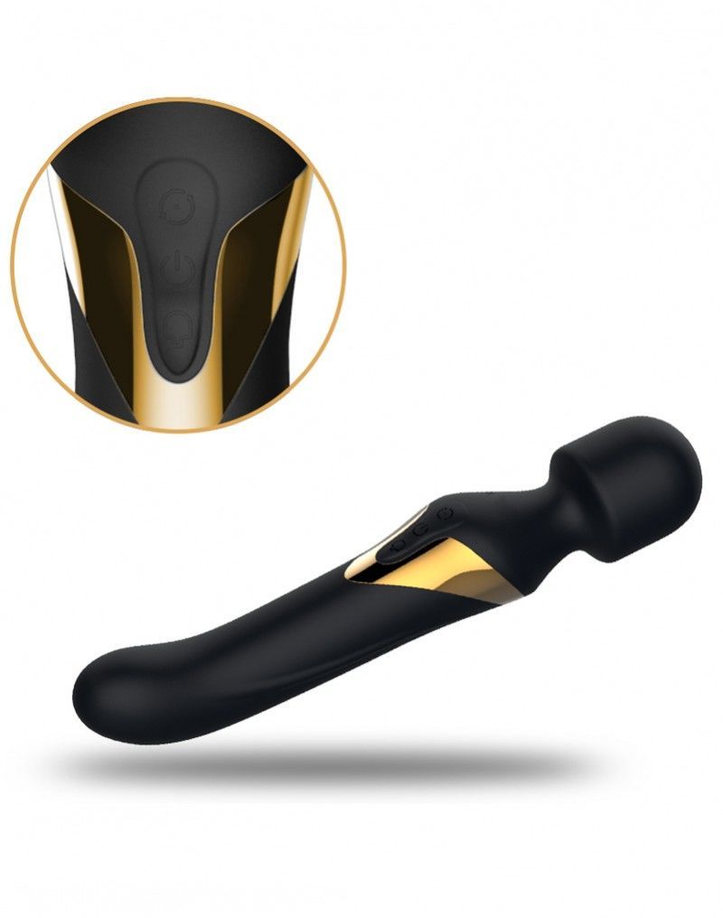 Вібромасажер 2в1 dorcel dual orgasms gold класичний масажер і вібратор з перлинним масажем Вібромасажер 2в1 dorcel dual orgasms gold класичний масажер і вібратор з перлинним масажем