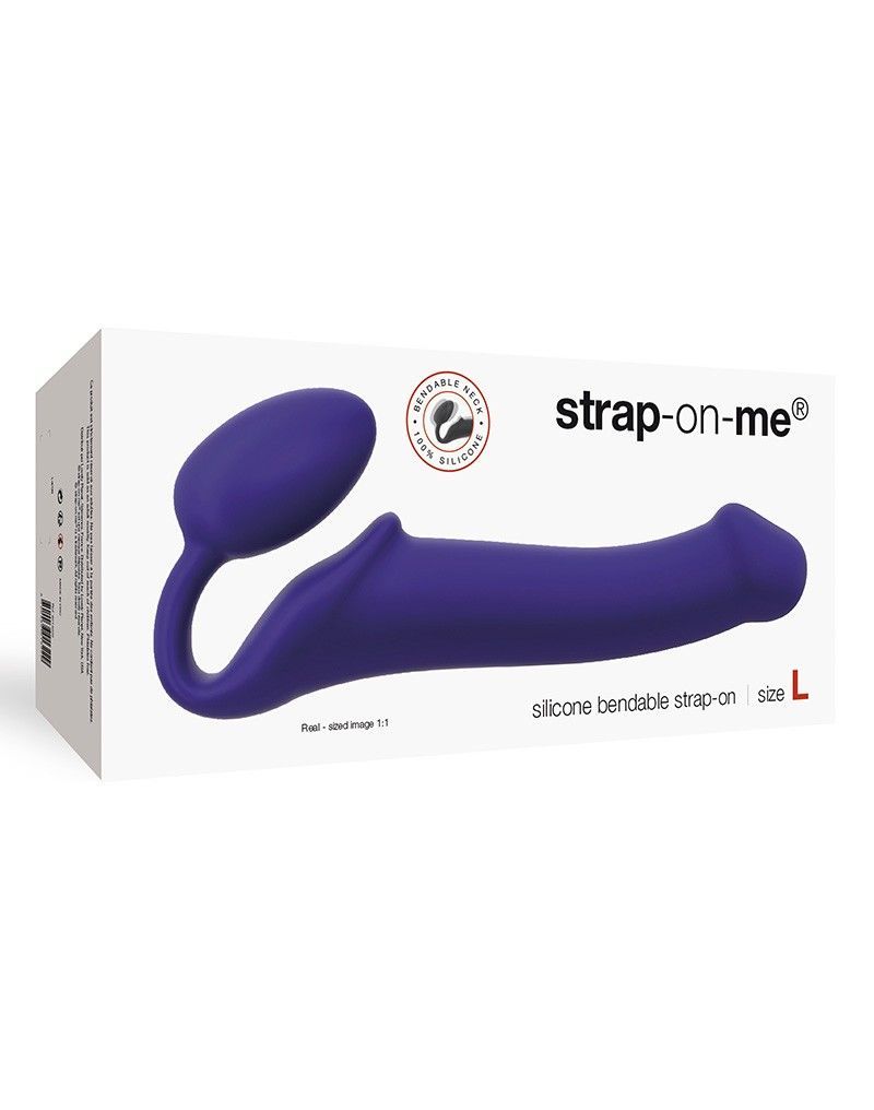 Безремінний страпон strap on me violet l, повністю регульований, діаметр 3,7 см Безремінний страпон strap on me violet l, повністю регульований, діаметр 3,7 см