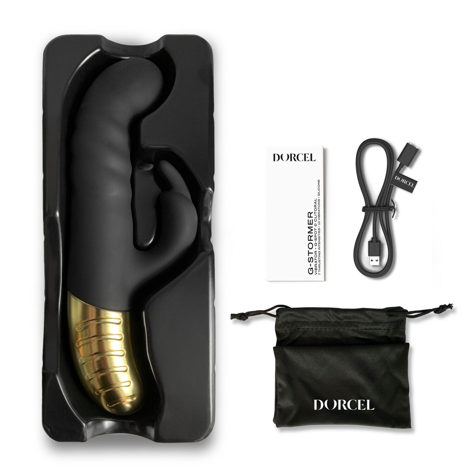 Вібратор dorcel g stormer зі зворотно поступальним рухом головки, стимуляція точки g Вібратор dorcel g stormer зі зворотно поступальним рухом головки, стимуляція точки g