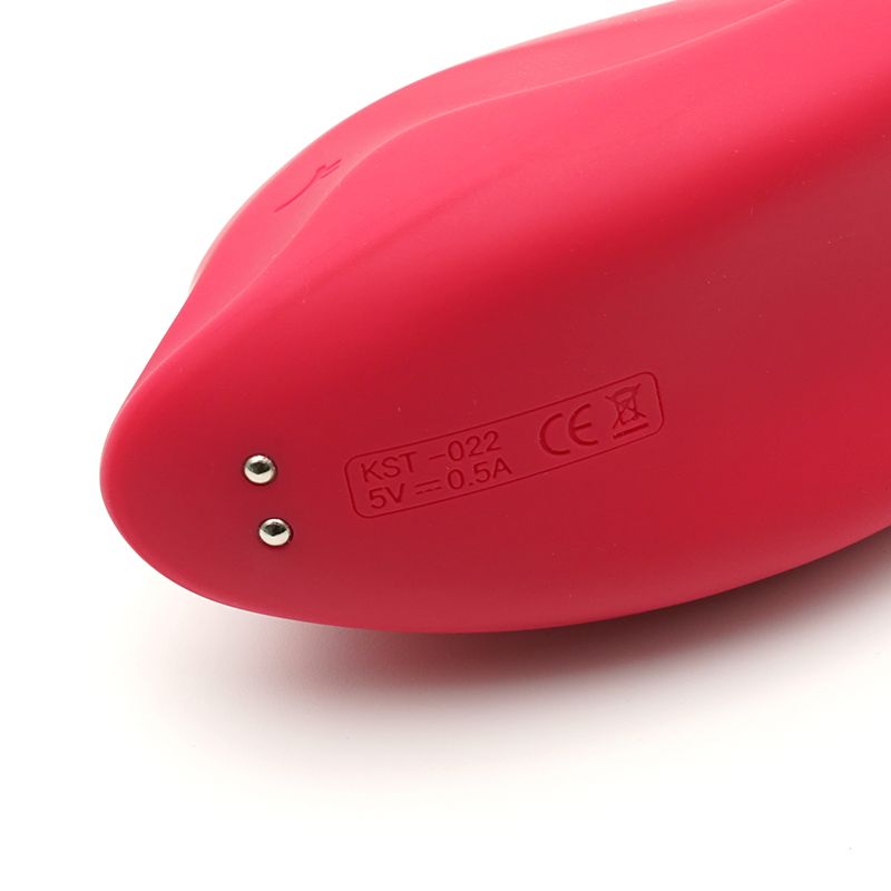 Вібратор та кліторальний стимулятор kistoy heidi red Вібратор та кліторальний стимулятор kistoy heidi red