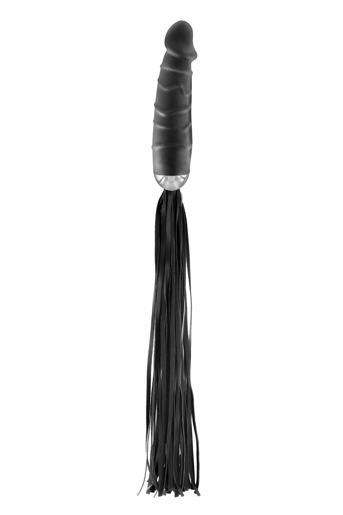 Флогер з ручкою дилдо fetish tentation whip with dildo handle Флогер з ручкою дилдо fetish tentation whip with dildo handle