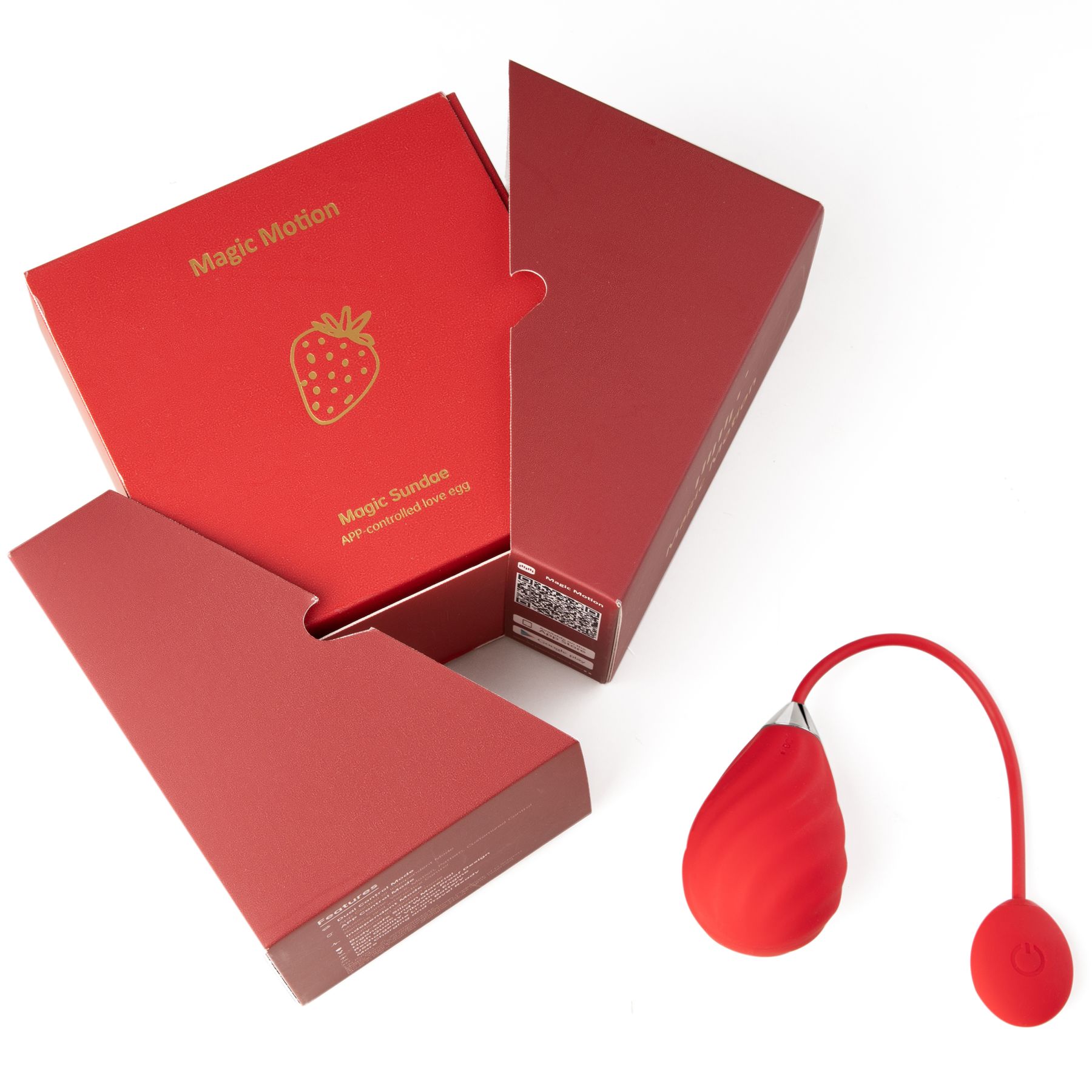 Смарт віброяйце magic motion sundae red Смарт віброяйце magic motion sundae red